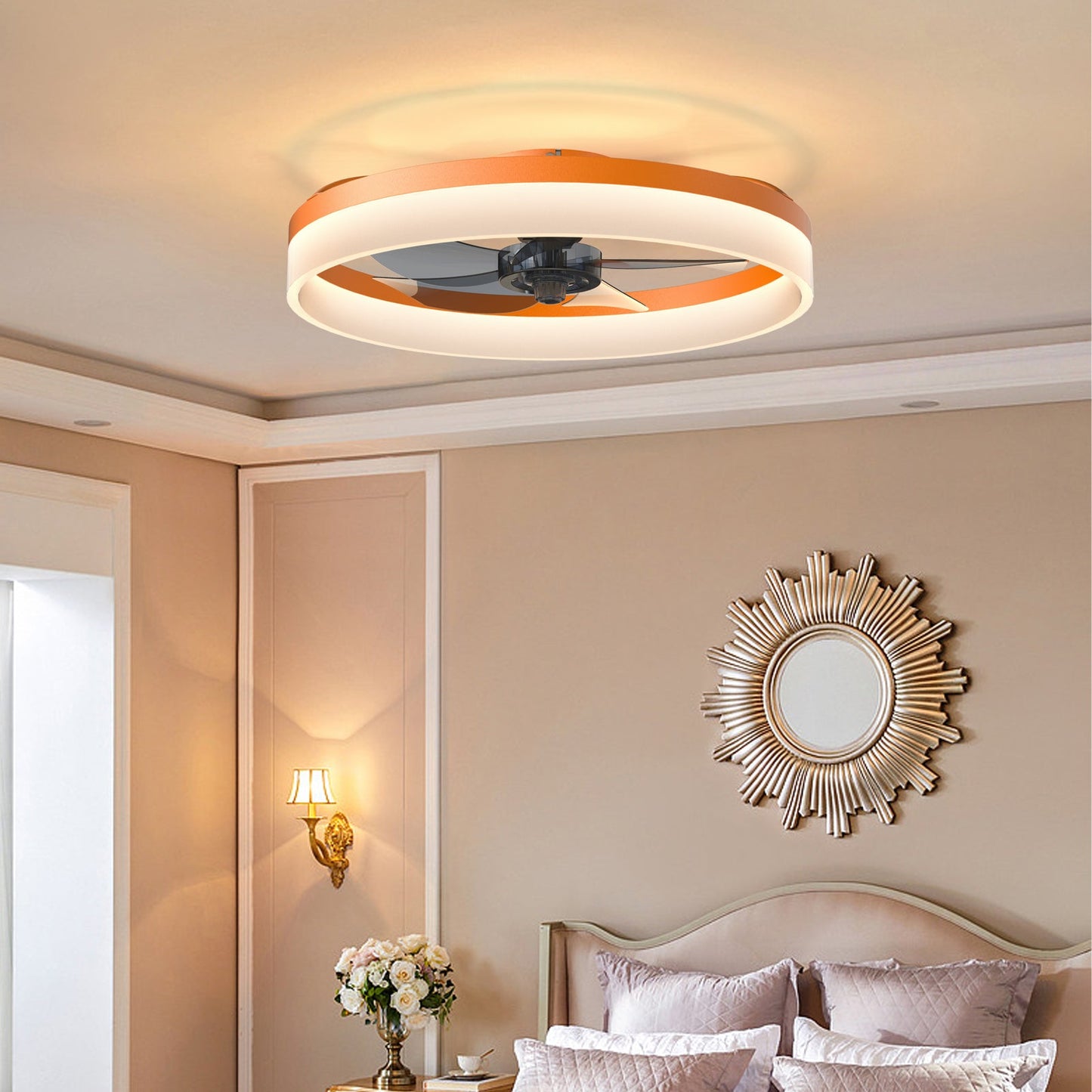 Ceiling Fan with Dimmable Lights