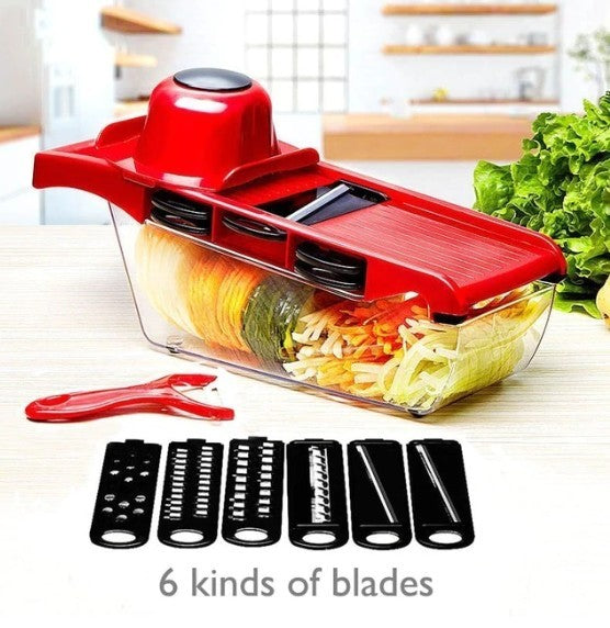 Stainless Steel 6 Blade Mandoline