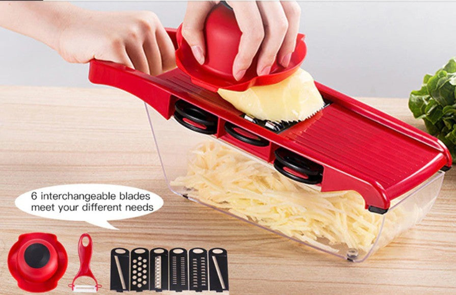 Stainless Steel 6 Blade Mandoline