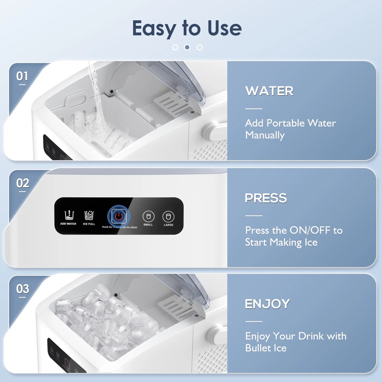 EZ Ice!™ Portable Ice Maker